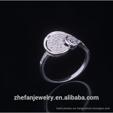 Anillo llano de oro de la manera viejo anillo llano para las mujeres joyas rhodium plateado es su buena elección